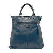 Balenciaga Vintage Pre-owned Laeder balenciaga-vskor Blue, Dam