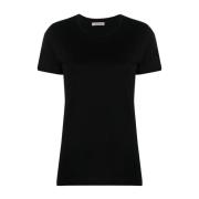 Moncler Svart Tonal Design T-shirts och Polos Black, Dam