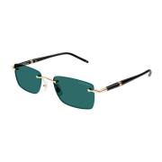 MONTBLANC Mb0344S 006 Sunglasses Yellow, Herr