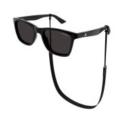 MONTBLANC Mb0399S 006 Sunglasses Black, Herr