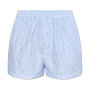 Moschino Lingerie-stil shorts Blue, Dam