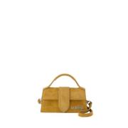 Jacquemus Kamel Läderhandväska - Topp Handtag Beige, Dam