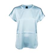 PINKO Casual Bomull T-shirt för Män Blue, Dam