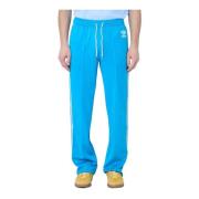 Adidas Logo Motif Track Pants Blue, Herr