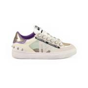 Emanuelle Vee Lädersneakers med Gummisula Multicolor, Dam