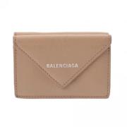 Balenciaga Vintage Pre-owned Laeder plnbcker Beige, Unisex