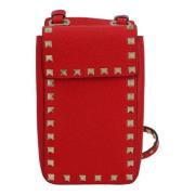 Valentino Vintage Pre-owned Laeder axelremsvskor Red, Dam