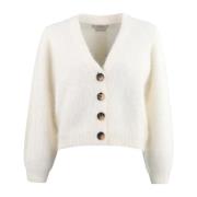 March23 Deborah Cardigan Beige, Dam