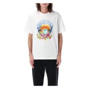 Casablanca Surf Trip Grafisk T-shirt White, Herr