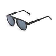 Belstaff Handgjorda acetatsolglasögon med UV-skydd Black, Unisex