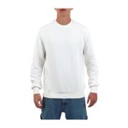 Colmar Elegant vit sweatshirt med tonal logo White, Herr