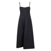 Jil Sander Elegant Klänning för Kvinnor Black, Dam