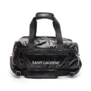 Yves Saint Laurent Vintage Pre-owned Canvas resvskor Black, Herr