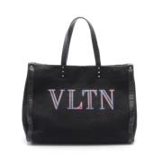 Valentino Vintage Pre-owned Canvas totevskor Black, Dam