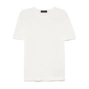 Peuterey Vit Crew Neck T-shirts och Polos White, Herr