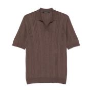 Tagliatore T-shirts och Polos Brun Brown, Herr