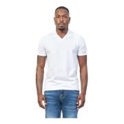 Hugo Boss Vit Bomull Polo Skjorta Regular Fit White, Herr