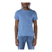 Polo Ralph Lauren Broderad kortärmad rundhals T-shirt Blue, Herr