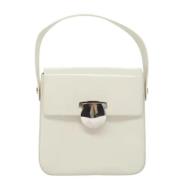 Salvatore Ferragamo Pre-owned Pre-owned Tyg handvskor White, Dam