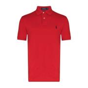 Polo Ralph Lauren Polo med Kort Ärm och Broderad Logotyp Red, Herr