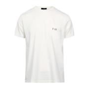 Fay T-Shirts White, Herr