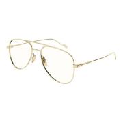 Saint Laurent Klassisk Guld Glasögonbågar Yellow, Unisex