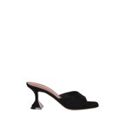 Amina Muaddi Svart Lupita Slipper Black, Dam