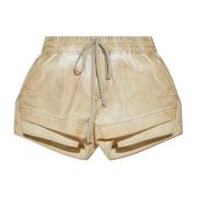 Rick Owens Pocket Shorts Beige, Dam