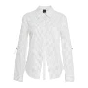 PINKO Pope Line Poplin Skjorta White, Dam