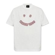 PS By Paul Smith T-shirt med tryckt logotyp White, Herr