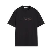 Lanvin Svarta T-shirts och Polos Black, Herr