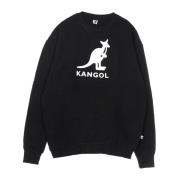 Kangol Lättvikts Crewneck Sweatshirt Svart/Off White Black, Herr