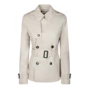 Burberry Elegant Beige Trench Coat Beige, Dam