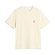 Maison Kitsuné Speedy Fox Patch T-shirt Beige, Herr