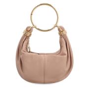 Chloé Läder Hobo-väska med Topp Handtag Pink, Dam