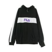 Fila Lättvikts Svart/Vit Herr Hoodie Black, Herr