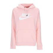 Nike Essential Hoodie Atmosfär/Vit Långärmad Pink, Dam