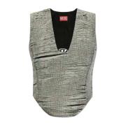 Diesel Top De-Laris-Fsg Gray, Dam