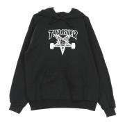 Thrasher Skategoat Hoodie Svart/Vit Black, Herr