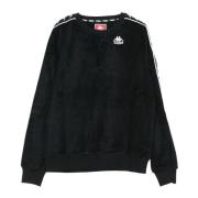 Kappa Blå Crewneck Sweatshirt Greystone/Svart Black, Herr