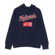 Nike Washington Nationals Club Pullover Hoodie Blue, Herr