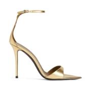 Giuseppe Zanotti Open Toe Stiletto Sandaler Yellow, Dam