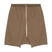 Rick Owens Bomulls shorts Brown, Herr