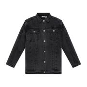 Adidas Originals Denimjacka i oversizestil Black, Dam