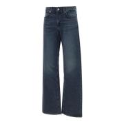 7 For All Mankind Vida vidbrädda vida jeans Blue, Dam