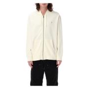 Polo Ralph Lauren Säsongsbetonad Klassisk Dragkedja Hoodie White, Herr