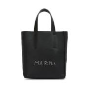 Marni Mjuk Mini Väska med Avtagbar Rem Black, Dam