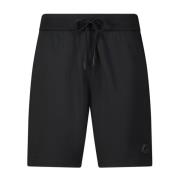 Moose Knuckles Casual Logo Patch Shorts Black, Herr