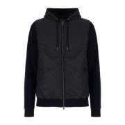 Herno Zip-Up Hooded Drawstring Jacket Blue, Herr