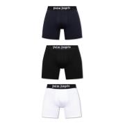 Palm Angels Trepack boxershorts med logotyp Multicolor, Herr